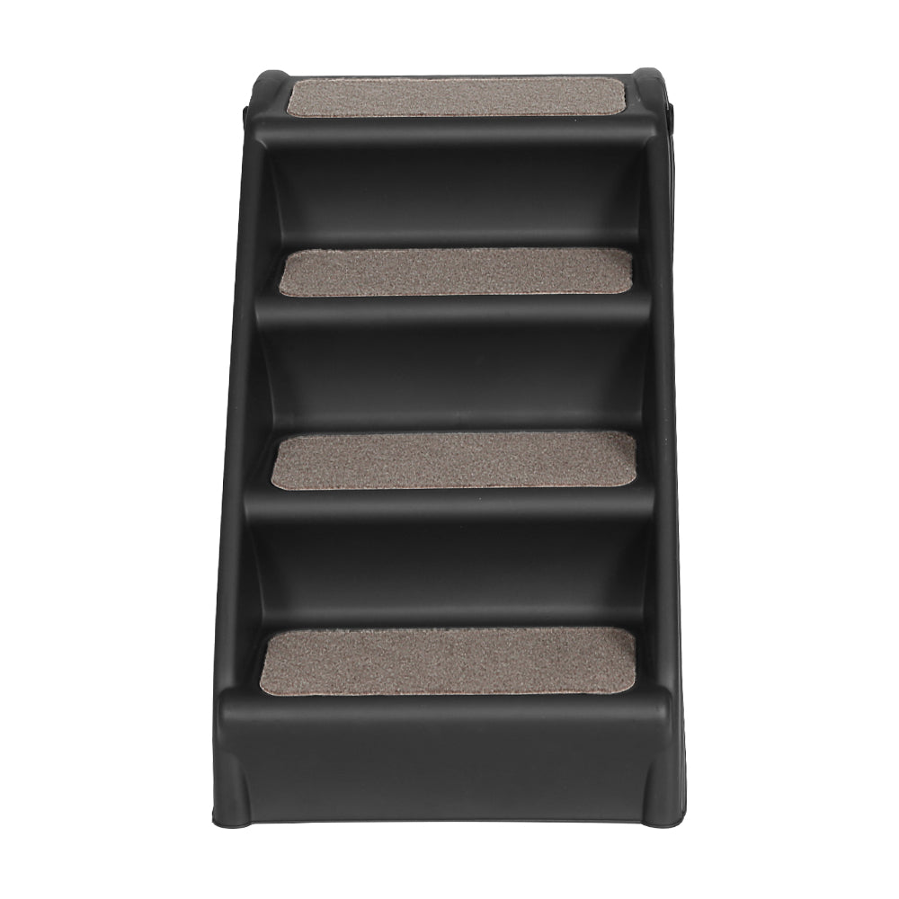 Pet Dog Ramp & Stairs for Bed, Sofa, Car – Portable & Foldable, Black